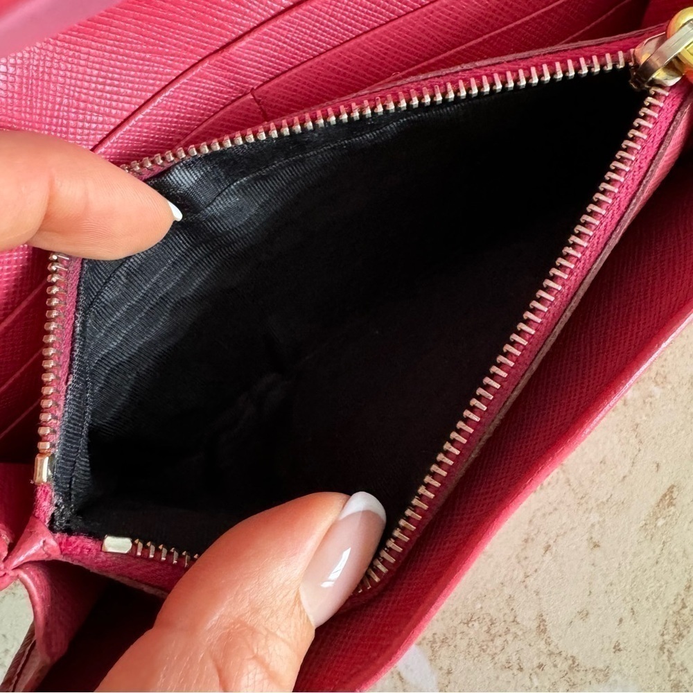 PRADA Milano Pink Long Wallet, Authentic - Picture 10 of 16
